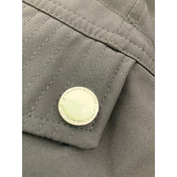 1 Madison Expedition Heritage Collection Womens Jacket Size L Black w/ Navy Trim - Picture 14 of 15